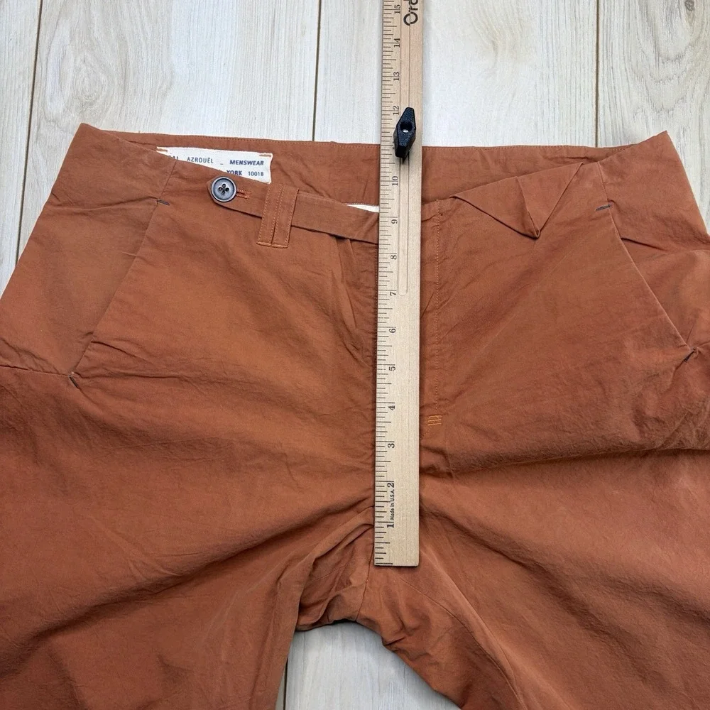 YIGAL AZROUEL Menswear Chino Dress Shorts Mens Size 32 Orange
